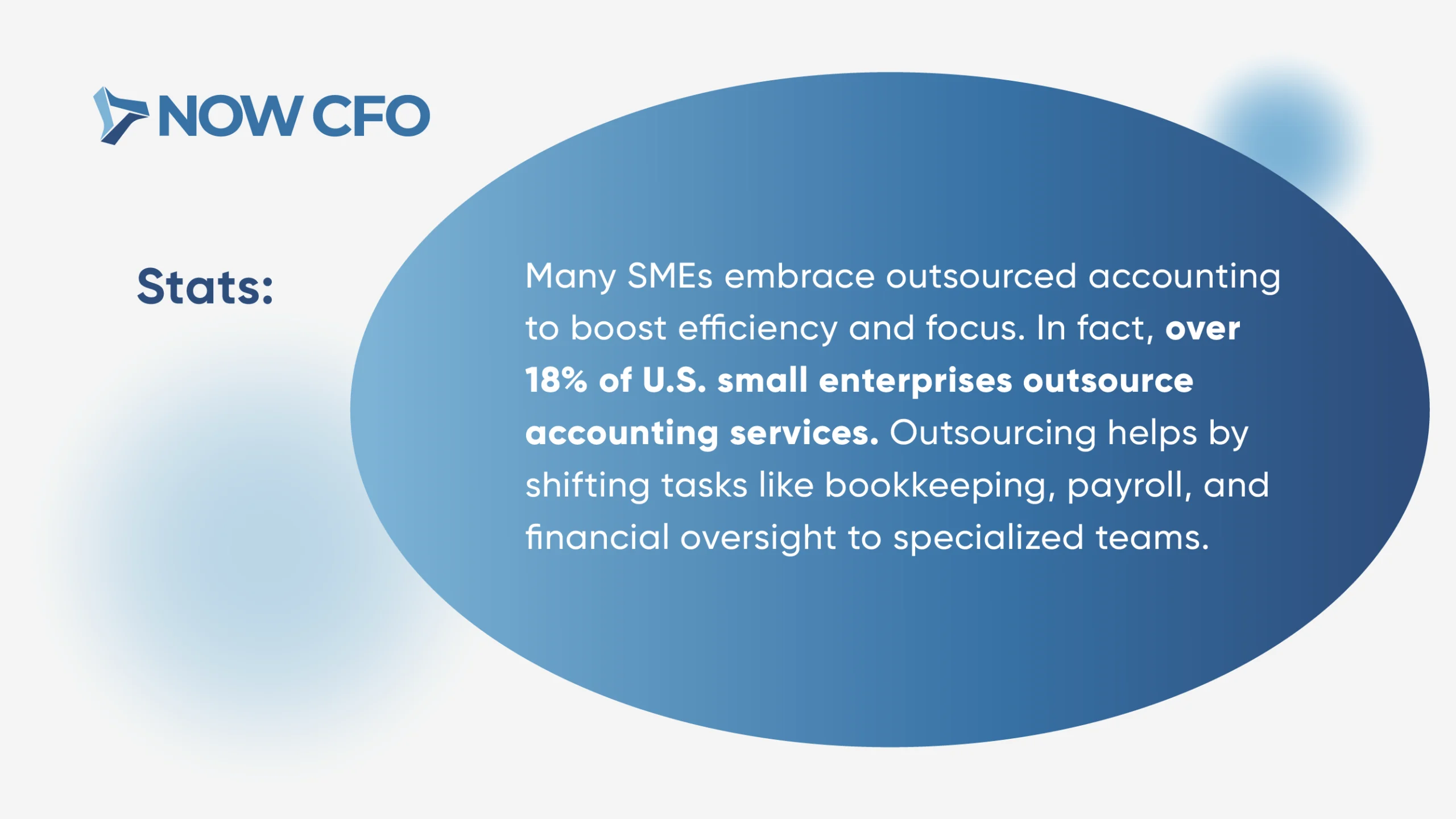 Benefits of Outsourced Accounting Structure Stats