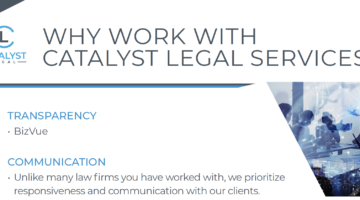 Why work with Catalyst Legal Services