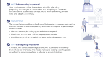 The Differences Between Financial Forecasting and Budgeting One Sheet