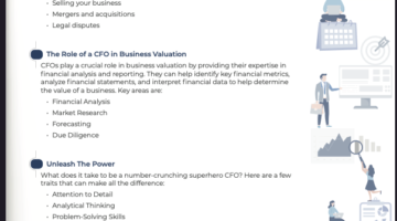 The Role of a CFO in Business Valuation