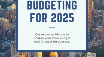 Budgeting for 2025