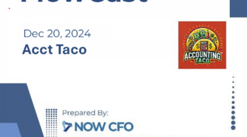 NOW Analytics FlowCast Acct Taco