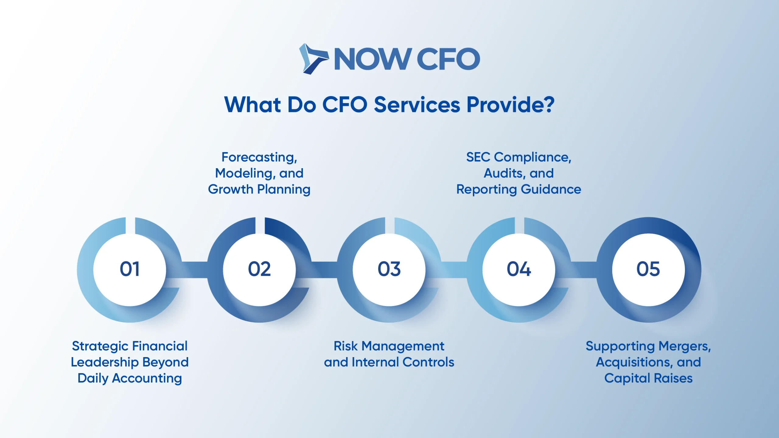 What Is the Difference Between CFO Services and Accounting Services Infographics