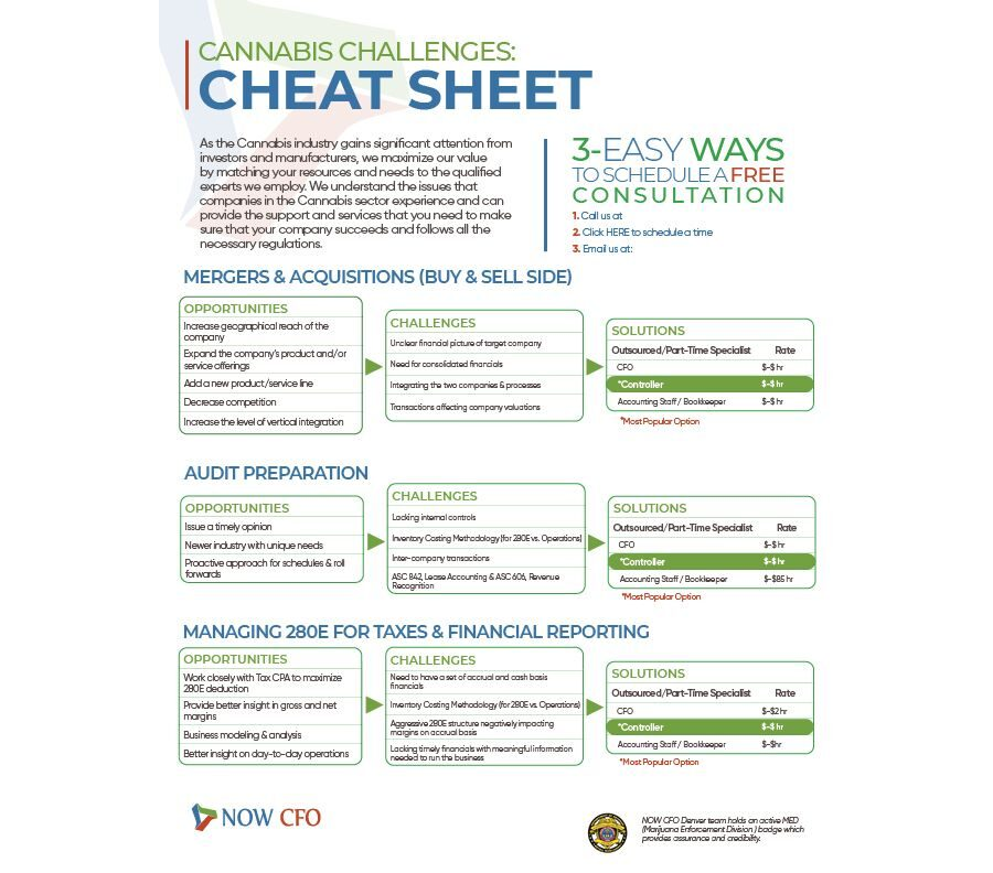 TEMPLATE- Cannabis Challenges Cheat Sheet