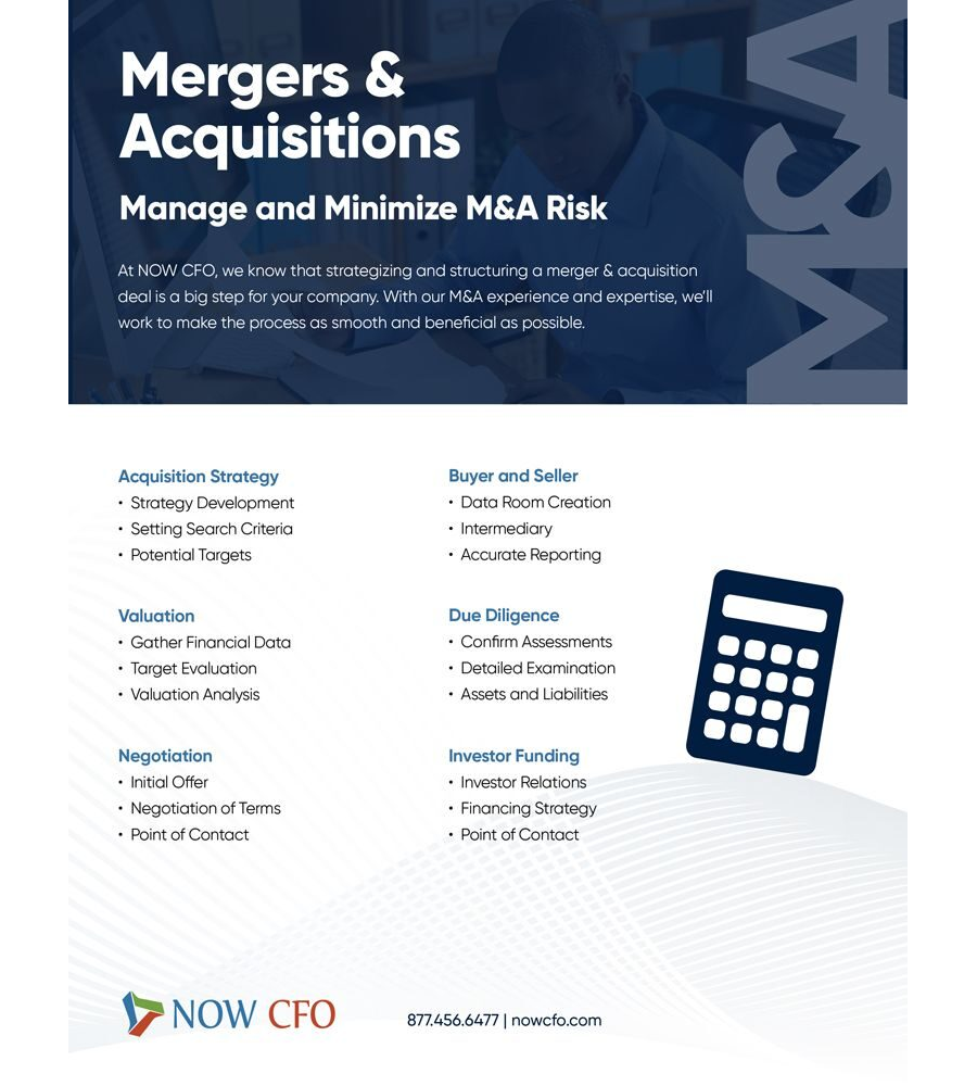 Mergers & Acquisitions One Sheet