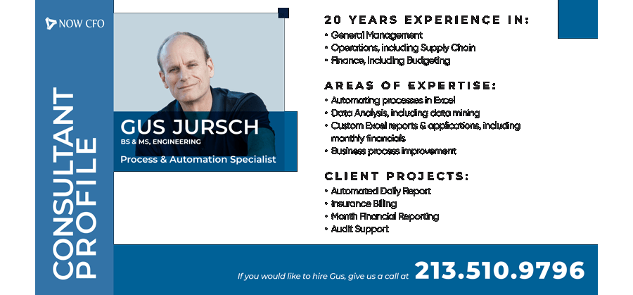 Consultant Profile Social Post Gus Jursch